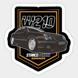 w210 stance Sticker
